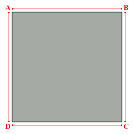Bâche plate rectangle en Protect cover 705 670gr/m², toile PVC Etanche Gris clair RAL 7038 - 4x4m