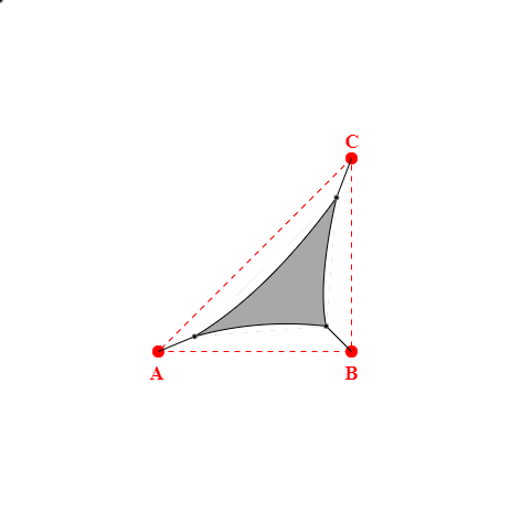 Voile d'ombrage triangle en Soltis Perform 92 alu/anthracite 92-2068 - 2,39x2,33x3,59m