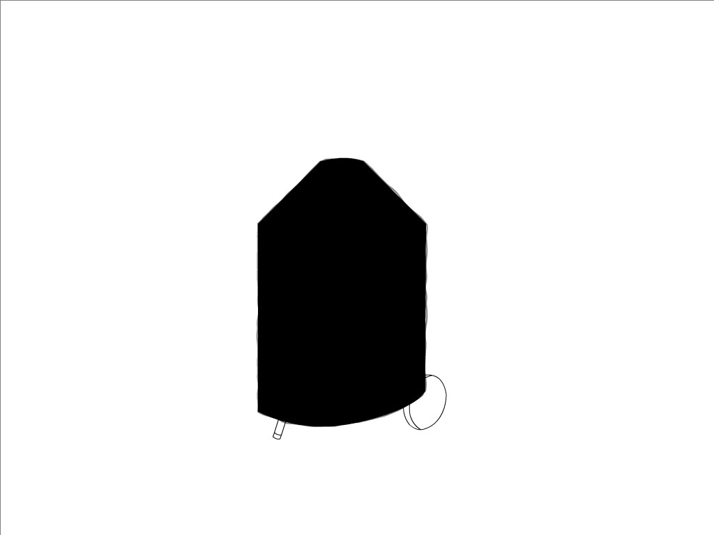 Housse de barbecue en Protect cover 705 670gr/m², toile PVC Etanche Noir RAL 9005