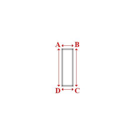 Bâche plate rectangle en Protect covert 905F3 900gr/m², toile PVC Etanche Blanc - 0.4x1.29m