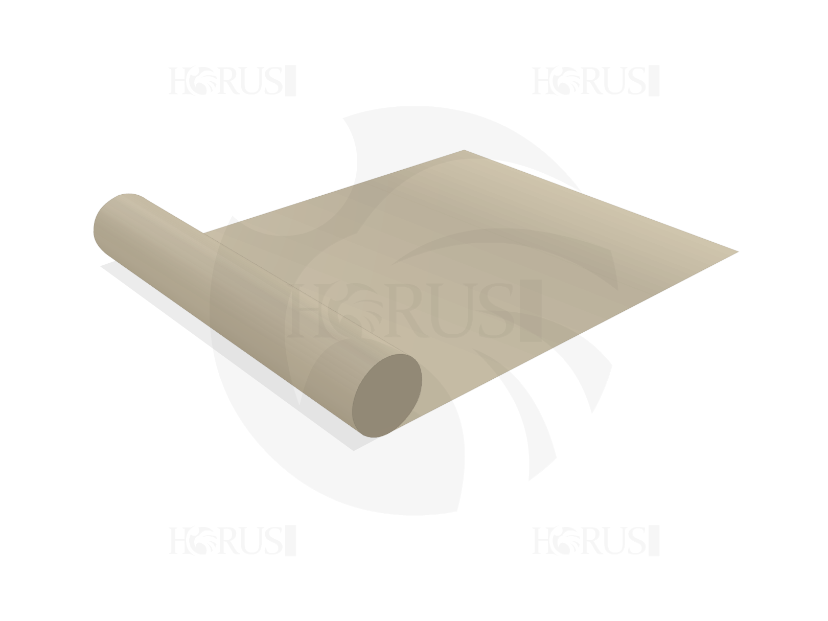 Bâche à la coupe - 5m X 2.7m - Protect cover 705 670gr/m², toile PVC Etanche Beige ral 1015