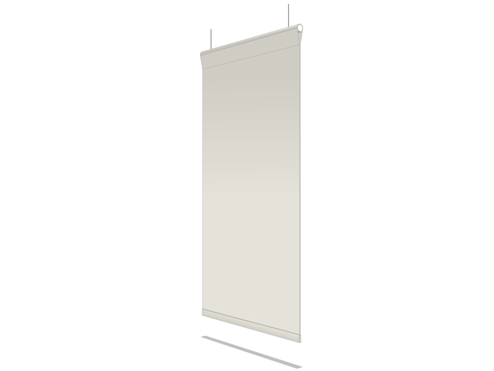Baffles acoustiques suspendues 200x100cm Alphalia Silent Lux (Translucide)