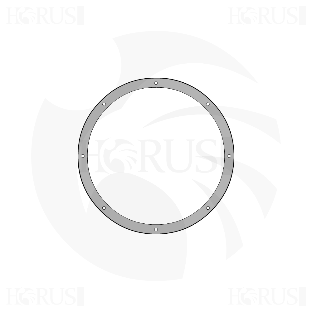 Bâche plate ronde en Toile PVC Microperforée Protect meshes 362, 430gr/m² Blanc d'une diamètre de 2.6m