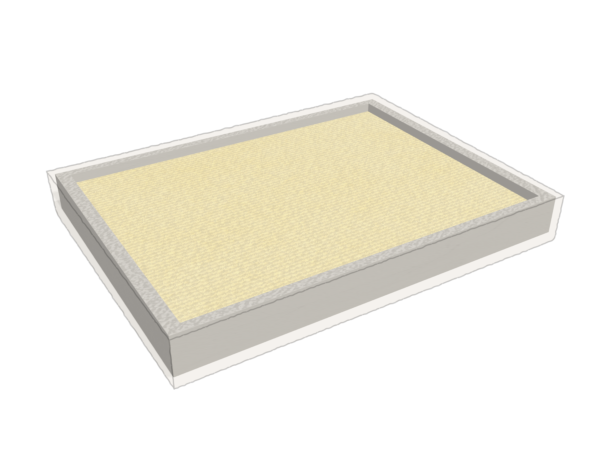 Bac à sable en POLY420 Beige