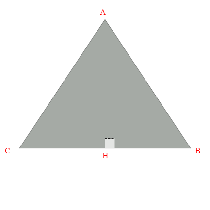 Bâche plate triangle en Membrane PVC 670gr/m² Gris clair RAL 7038 - 3.8000000000000003x3.8000000000000003x3.8000000000000003m