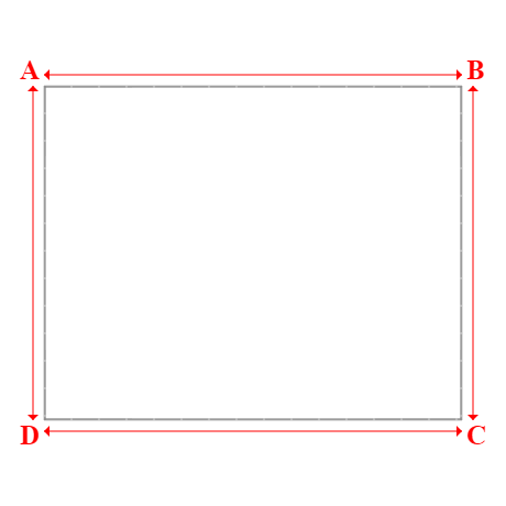Bâche plate rectangle sur mesure en Protect covert 905F3 900gr/m², toile PVC Etanche Blanc - 10.00x8.00m