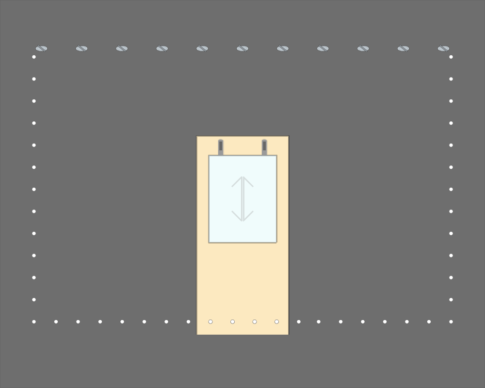 Bâche de façade pour mobil-home