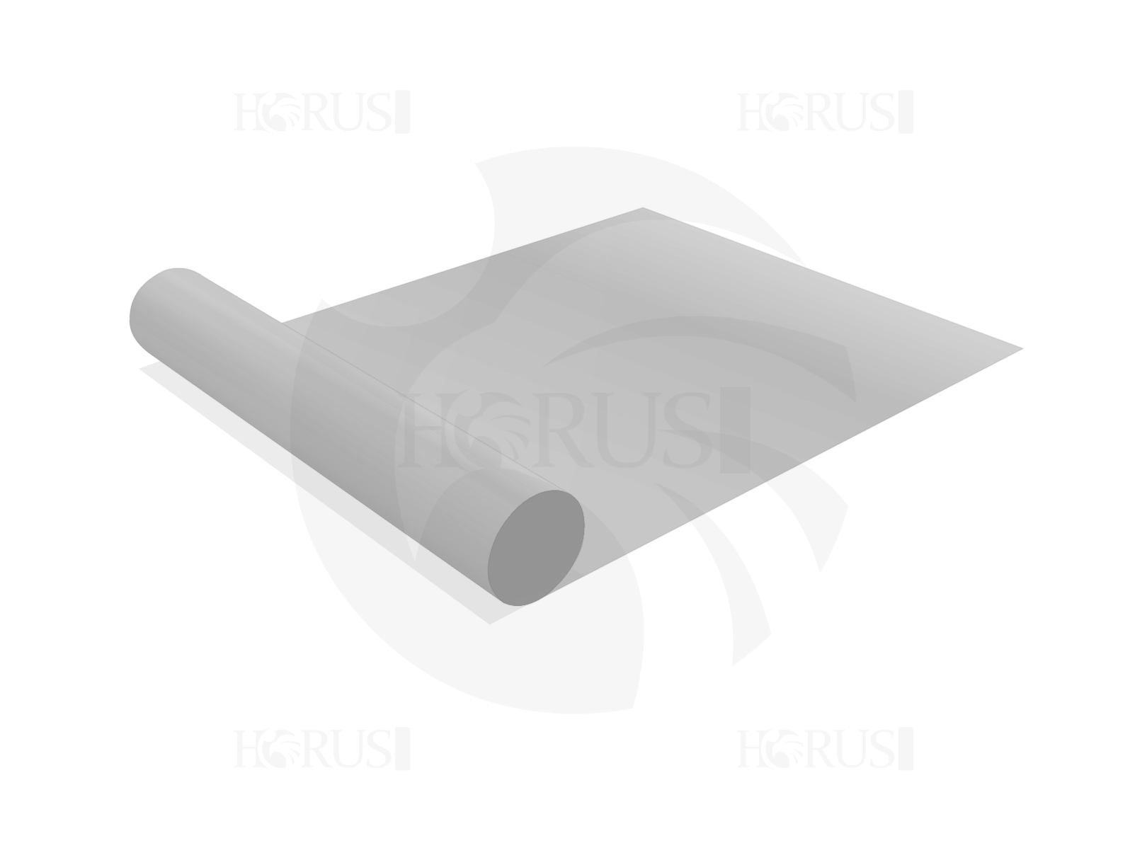 Toile à la coupe - 4m X 2.7m - Membrane PVC 670gr/m² Blanc RAL 9016
