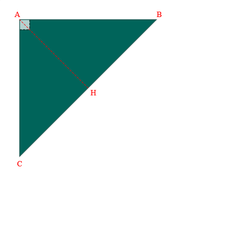 Bâche plate triangle en Membrane PVC 670gr/m² Vert industrie RAL 6026 - 3.00x4.24x3.00m