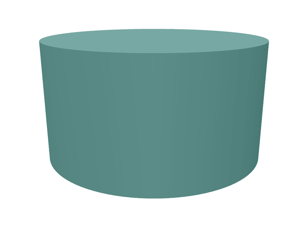 Housse Ronde en Membrane PVC 670gr/m² Vert industrie RAL 6026