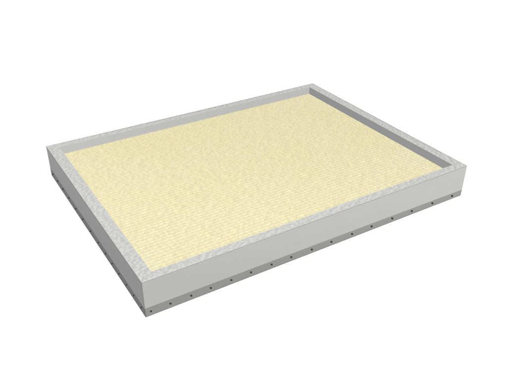 Bac à sable en Membrane PVC 670gr/m² Blanc RAL 9016