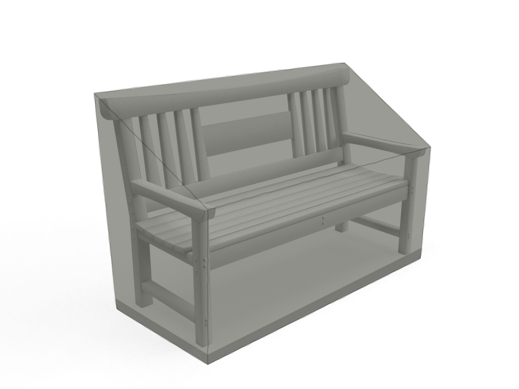 Banc de jardin en Flexlight Lodge 6002 630gr/m² Vert 6002-20330