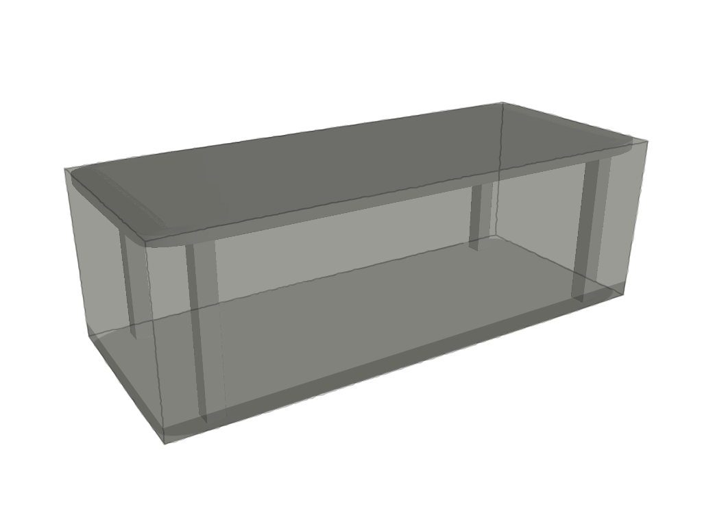 Table de jardin rectangle en Flexlight Lodge 6002 630gr/m² Vert 6002-20330