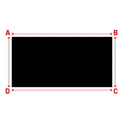 Bâche Rectangle en - 10.00x5.00m