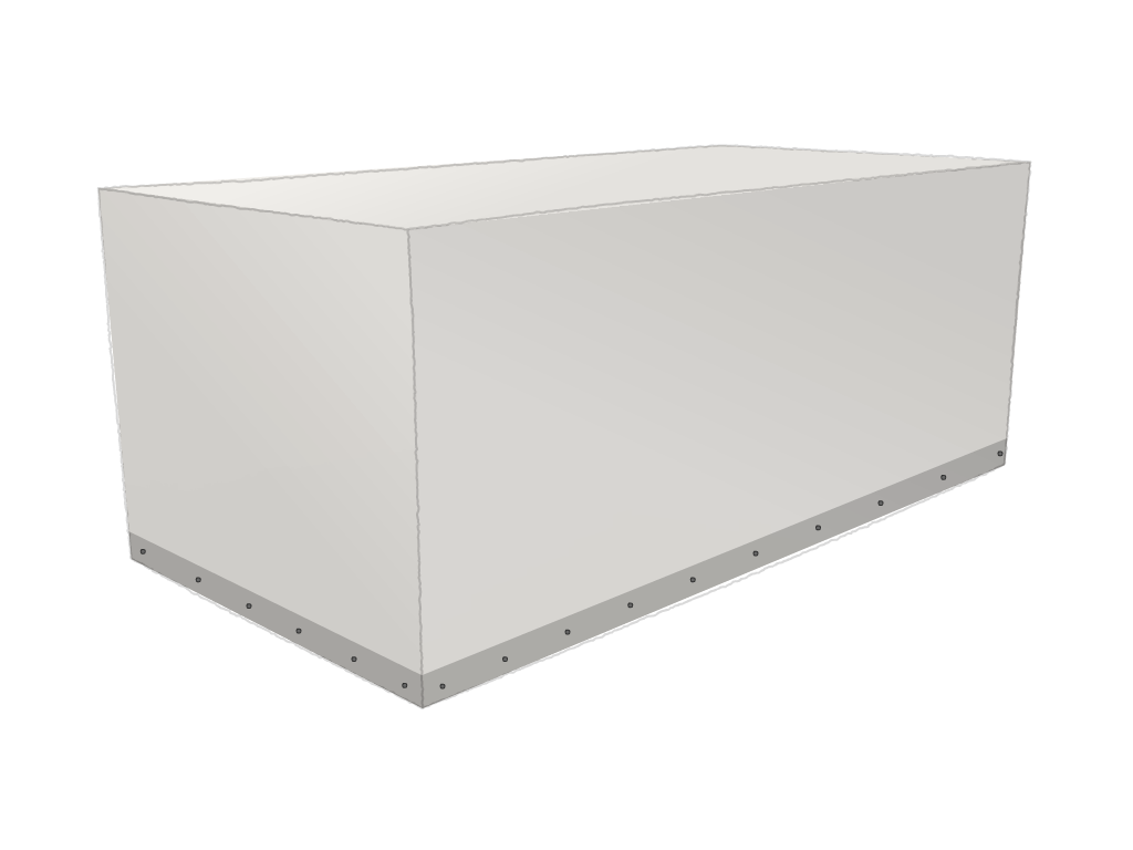 Housse Rectangle en POLY420 Beige