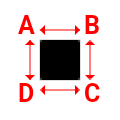 Bâche Rectangle en - 1.00x1.00m