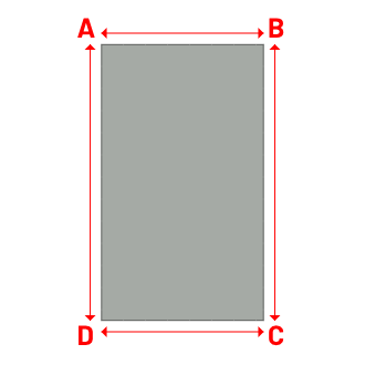 Bâche Rectangle en Protect 670 : La référence en matière de protection étanche Gris clair RAL 7038 - 8.55x14.55m