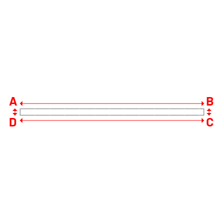 Bâche Rectangle en Protect 670 : La référence en matière de protection étanche Blanc RAL 9016 - 13.20x0.50m