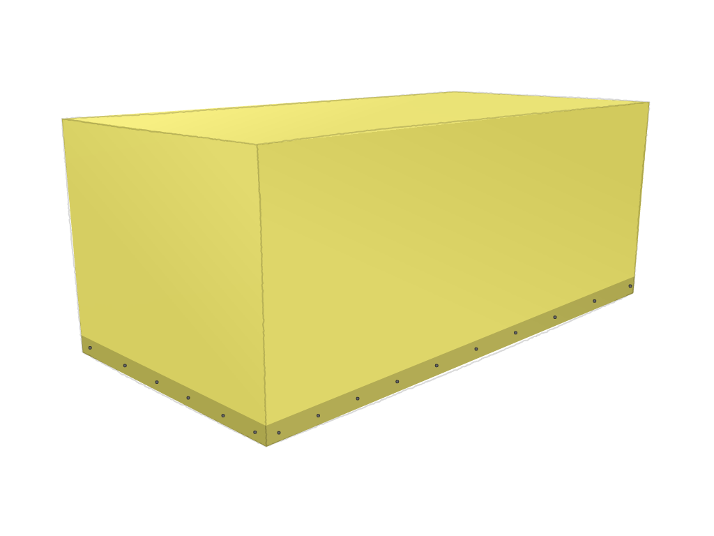Housse Rectangle en Protect 670 : La référence en matière de protection étanche Jaune citron RAL 1018