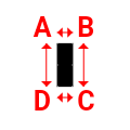 Bâche Rectangle en - 0.50x1.40m