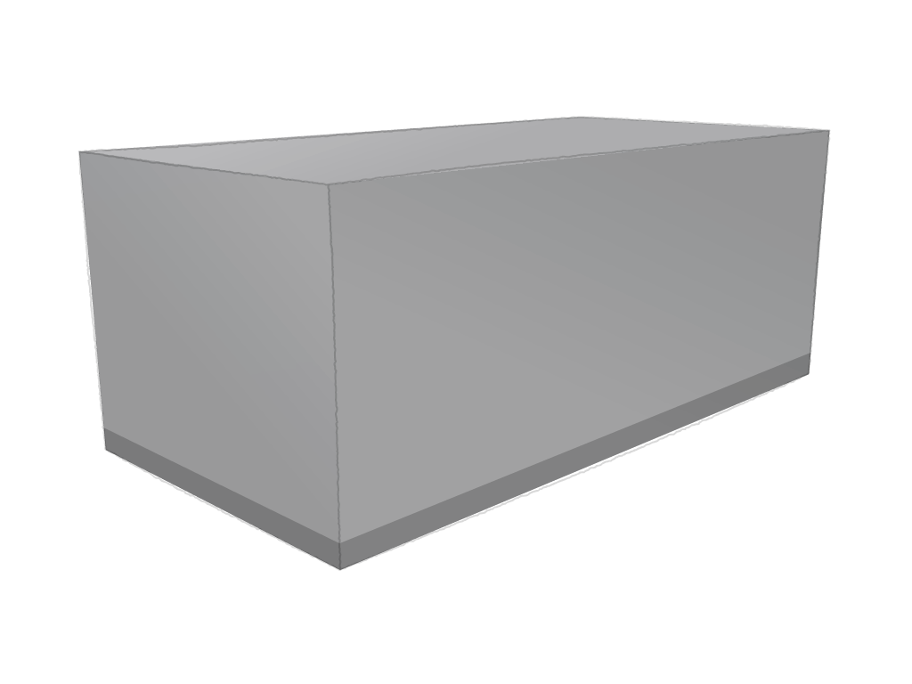 Housse Rectangle en CoverEco 640 : une bâche simple & efficace Ecolac 640 - 7196 (RAL 7037)