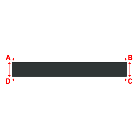 Bâche Rectangle en Protect 670 : La référence en matière de protection étanche Gris anthracite RAL 7016 - 6.27x0.80m