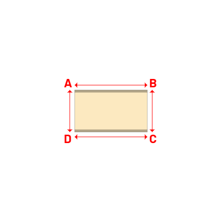 Bâche Rectangle en Protect 670 : La référence en matière de protection étanche Beige ral 1015 - 1.47x0.85m