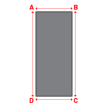 Bâche Rectangle en CoverEco 640 : une bâche simple & efficace Ecolac 640 - 7196 (RAL 7037) - 1.95x4.50m