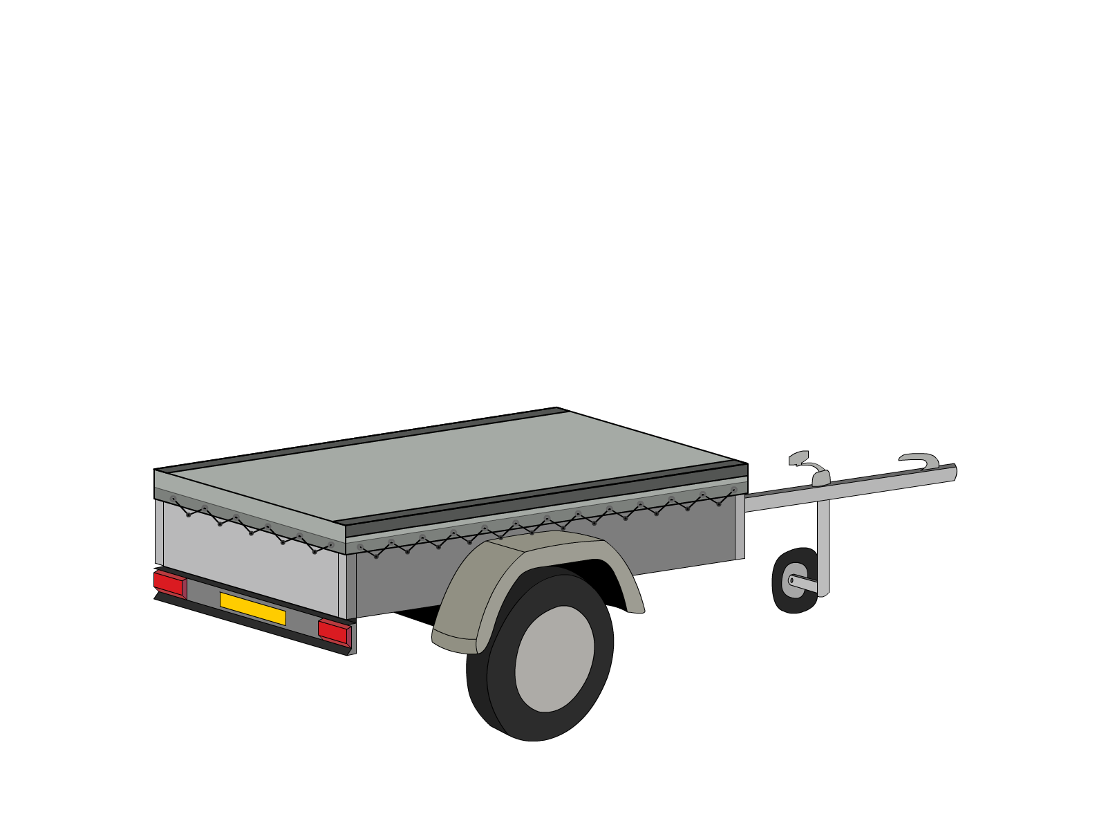 Bâche pour remorque MECANOREM en Protect 670 : La référence en matière de protection étanche Gris clair RAL 7038