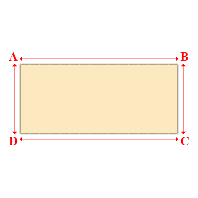 Bâche Rectangle en Protect 670 : La référence en matière de protection étanche Beige ral 1015 - 7.00x3.10m