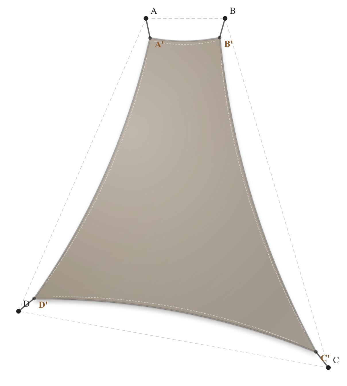 Voile d'ombrage - Voile d'ombrage Trapèze - Taupe 96-50850