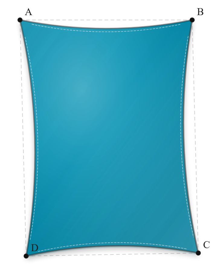 Voile d'ombrage - Forme Trapèze - Acapuclo 96-50847