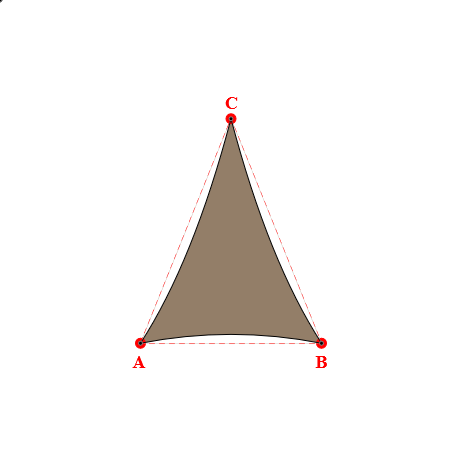 Voile d'ombrage triangle en AustralMesh - Toile d'ombrage ajourée Bois flotté 294 (AustralMesh) - 3,62x4,84x4,84m
